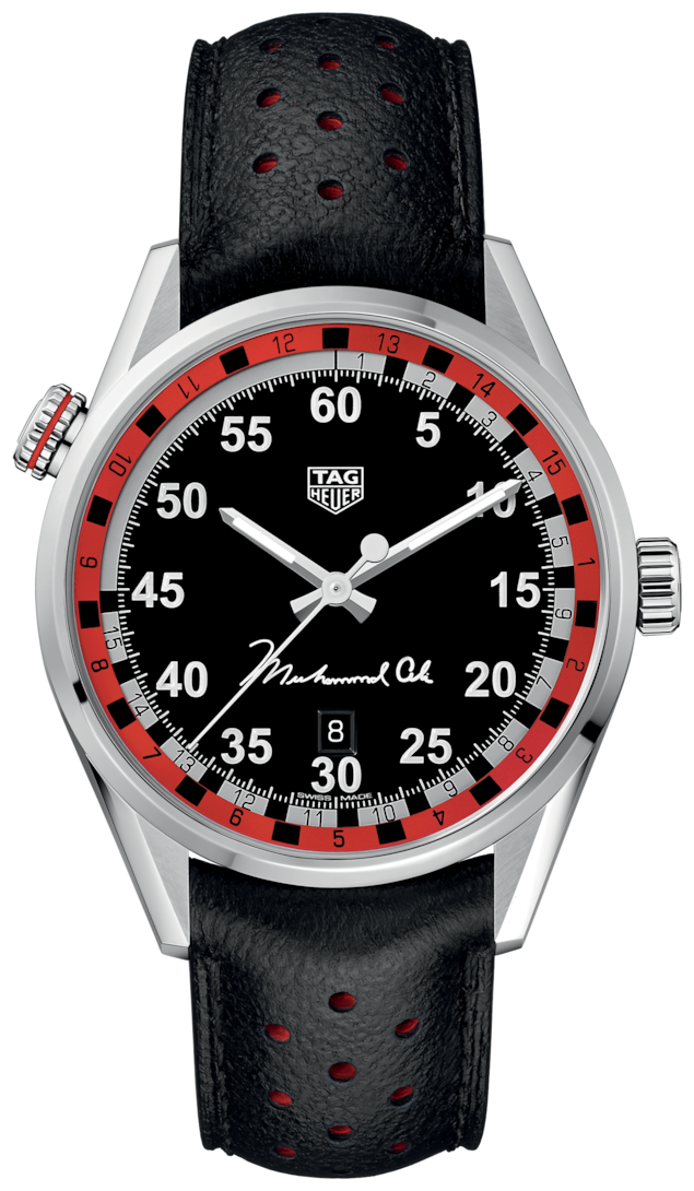  Shop Authentic Tag Heuer Carrera Muhammad Ali Black Dial Watch for Men - WAR2A11.FC6337 - Luxxuri