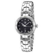  Shop Authentic Tag Heuer Link Quartz Diamonds Black Dial Silver Steel Strap Watch for Women - WAT1410.BA0954 - Luxxuri
