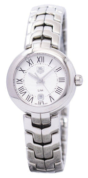  Shop Authentic Tag Heuer Link Roman Numeral Silver Dial Silver Steel Strap Watch for Women - WAT1416.BA0954 - Luxxuri