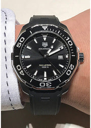  Shop Authentic Tag Heuer Aquaracer Black Dial Watch for Men -  WAY101A.FT6141 - Luxxuri