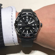  Shop Authentic Tag Heuer Aquaracer Black Dial Watch for Men -  WAY101A.FT6141 - Luxxuri