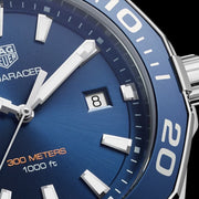  Shop Authentic Tag Heuer Aquaracer Blue Dial Watch for Men - WAY101C.BA0746 - Luxxuri