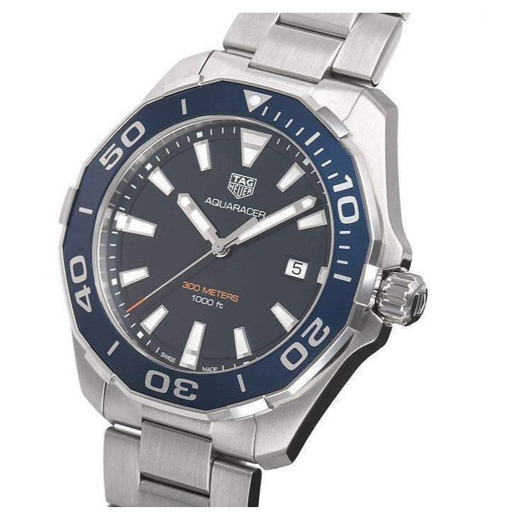  Shop Authentic Tag Heuer Aquaracer Blue Dial Watch for Men - WAY101C.BA0746 - Luxxuri