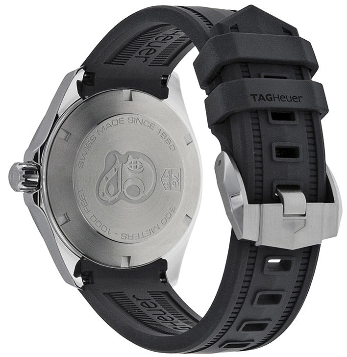  Shop Authentic Tag Heuer Aquaracer Quartz Black Dial Black Rubber Strap Watch for Men - WAY1110.FT8021 - Luxxuri