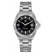  Shop Authentic Tag Heuer Aquaracer Quartz Black Dial Silver Steel Strap Watch for Men - WAY1110.BA0928 - Luxxuri