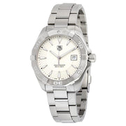  Shop Authentic Tag Heuer Aquaracer Quartz White Dial Silver Steel Strap Watch for Men - WAY1111.BA0928 - Luxxuri