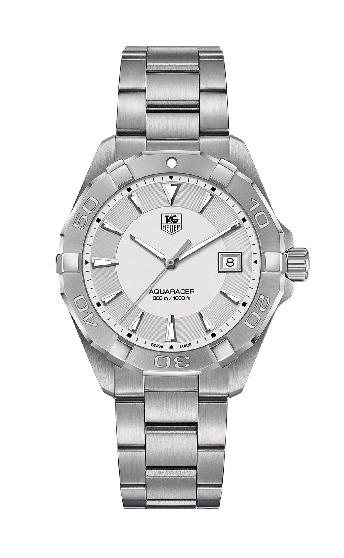  Shop Authentic Tag Heuer Aquaracer White Dial Watch for Men - WAY1111.BA0928 - Luxxuri