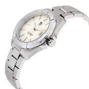  Shop Authentic Tag Heuer Aquaracer Quartz White Dial Silver Steel Strap Watch for Men - WAY1111.BA0928 - Luxxuri