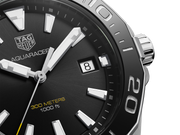  Shop Authentic Tag Heuer Aquaracer Black Dial Silver Steel Strap Watch for Men - WAY111A.BA0928 - Luxxuri