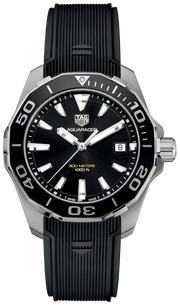  Shop Authentic Tag Heuer Aquaracer Black Dial Black Rubber Strap Watch for Men - WAY111A.FT6151 - Luxxuri