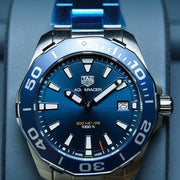  Shop Authentic Tag Heuer Aquaracer Blue Dial Watch for Men - WAY111C.BA0928 - Luxxuri