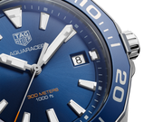  Shop Authentic Tag Heuer Aquaracer Blue Dial Quartz Silver Steel Strap Watch for Men - WAY111C.BA0928 - Luxxuri