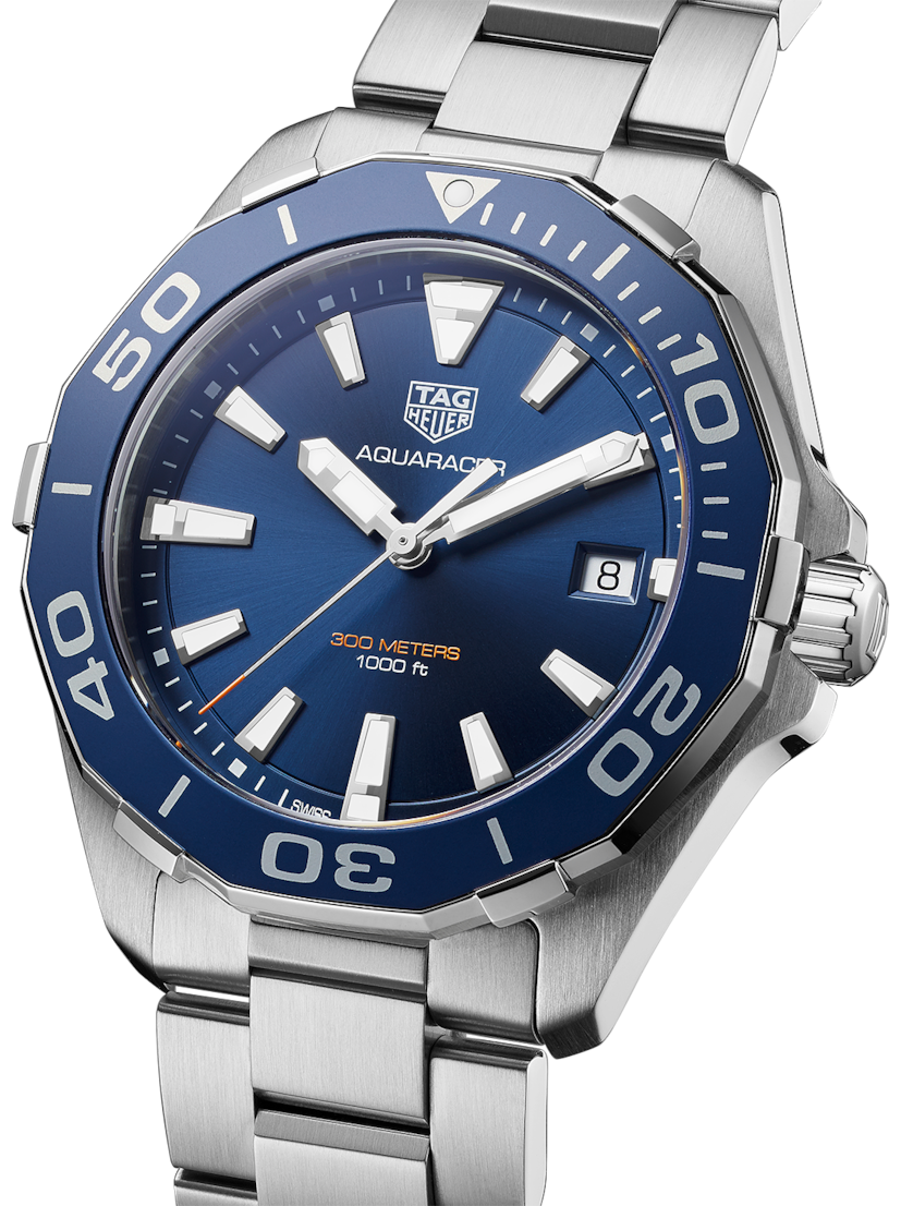  Shop Authentic Tag Heuer Aquaracer Blue Dial Watch for Men - WAY111C.BA0928 - Luxxuri