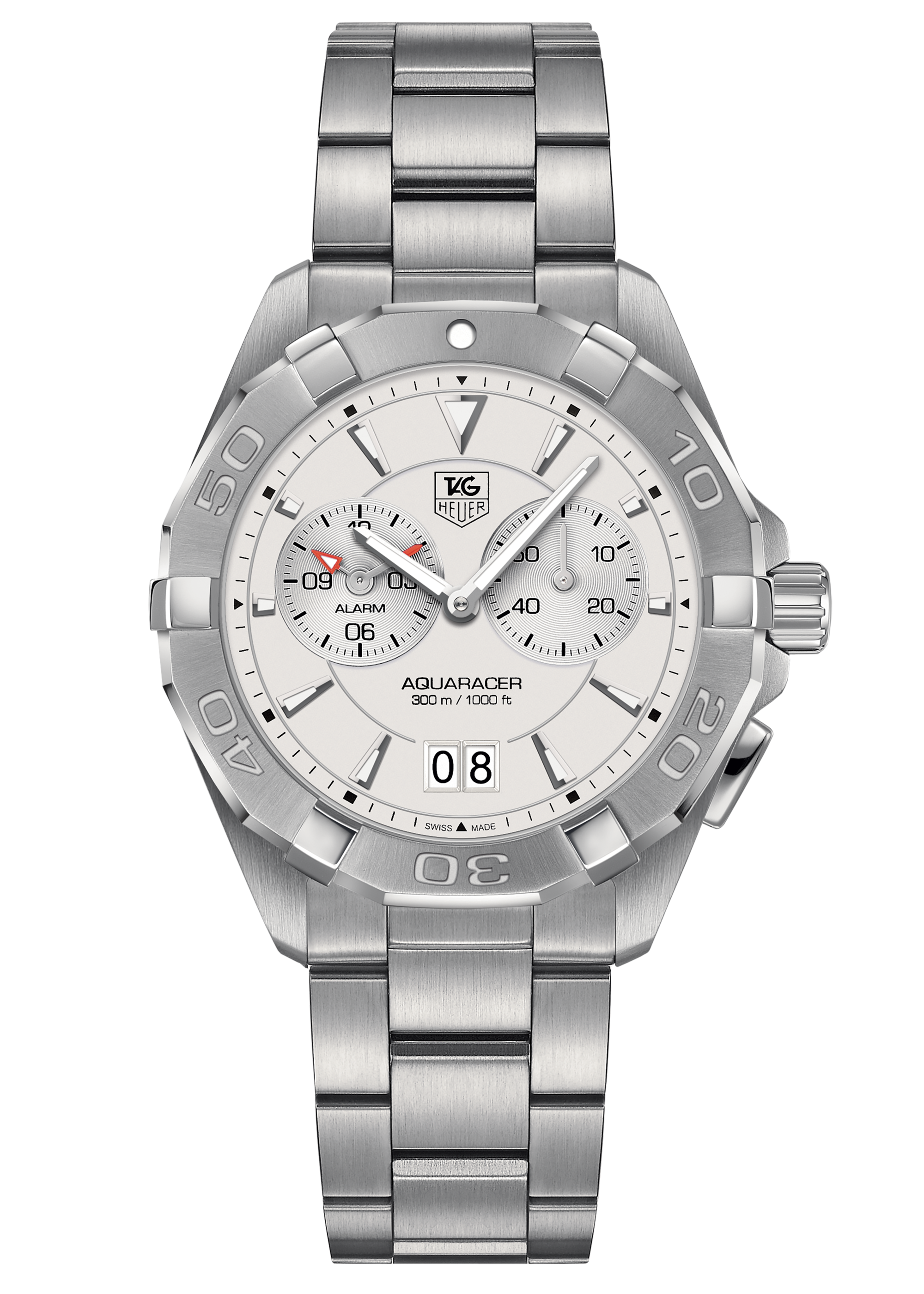  Shop Authentic Tag Heuer Aquaracer White Dial Watch for Men - WAY111Y.BA0928 - Luxxuri