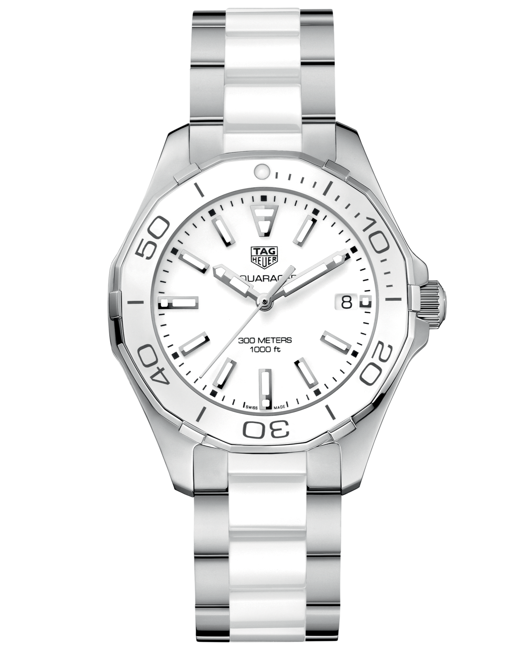  Shop Authentic Tag Heuer Aquaracer White Dial Watch for Women - WAY131B.BA0914 - Luxxuri