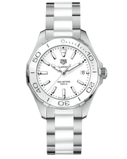  Shop Authentic Tag Heuer Aquaracer White Dial Watch for Women - WAY131B.BA0914 - Luxxuri