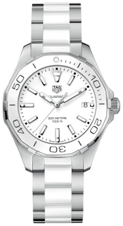  Shop Authentic Tag Heuer Aquaracer White Dial Watch for Women - WAY131B.BA0914 - Luxxuri
