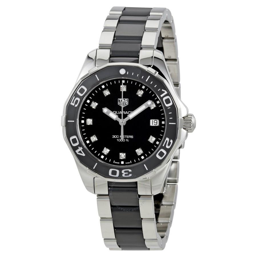  Shop Authentic Tag Heuer Aquaracer Black Dial Watch for Women - WAY131C.BA0913 - Luxxuri