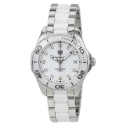  Shop Authentic Tag Heuer Aquaracer Diamonds White Dial Two Tone Steel Strap Watch for Women - WAY131D.BA0914 - Luxxuri