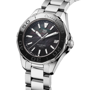  Shop Authentic Tag Heuer Aquaracer Quartz Black Dial Silver Steel Strap Watch for Women - WAY131K.BA0748 - Luxxuri