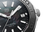  Shop Authentic Tag Heuer Aquaracer Quartz Black Dial Silver Steel Strap Watch for Women - WAY131K.BA0748 - Luxxuri