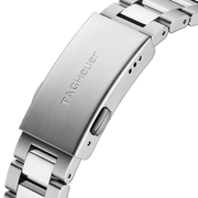 Shop Authentic Tag Heuer Aquaracer Quartz Black Dial Silver Steel Strap Watch for Women - WAY131M.BA0748 - Luxxuri