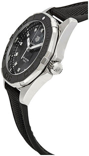  Shop Authentic Tag Heuer Aquaracer Quartz Mother of Pearl Black Dial Black NATO Strap Watch for Women - WAY131M.FT6092 - Luxxuri