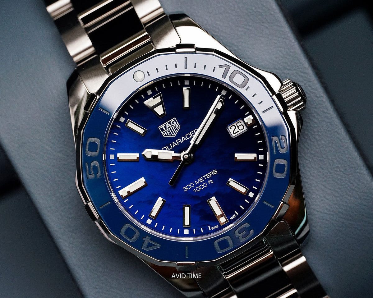  Shop Authentic Tag Heuer Aquaracer Blue Dial Watch for Women - WAY131S.BA0748 - Luxxuri