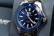  Shop Authentic Tag Heuer Aquaracer Blue Dial Watch for Women - WAY131S.BA0748 - Luxxuri