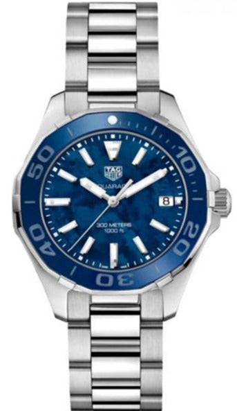  Shop Authentic Tag Heuer Aquaracer Blue Dial Watch for Women - WAY131S.BA0748 - Luxxuri