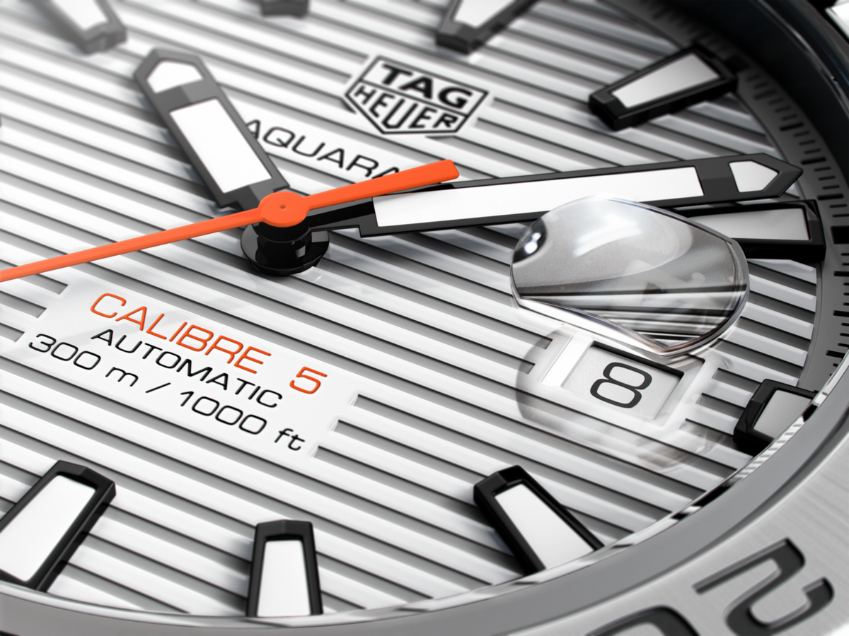  Shop Authentic Tag Heuer Aquaracer White Dial Watch for Men - WAY2013.BA0927 - Luxxuri