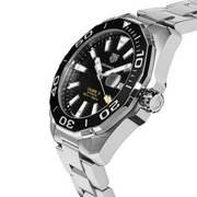  Shop Authentic Tag Heuer Aquaracer Black Dial Silver Steel Strap Strap Watch for Men - WAY201A.BA0927 - Luxxuri