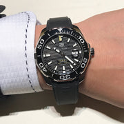  Shop Authentic Tag Heuer Aquaracer Black Dial Watch for Men - WAY201A.FT6142 - Luxxuri