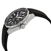  Shop Authentic Tag Heuer Aquaracer Calibre 5 Automatic Black Dial Black Rubber Strap Watch for Men - WAY201A.FT6142 - Luxxuri