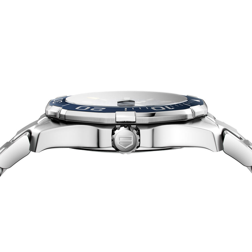  Shop Authentic Tag Heuer Aquaracer Calibre 5 Blue Dial Silver Steel Strap Watch for Men - WAY201B.BA0927 - Luxxuri