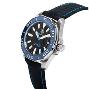  Shop Authentic Tag Heuer Aquaracer Calibre 5 Automatic Black Dial Black Nylon Strap Watch for Men - WAY201C.FC6395 - Luxxuri