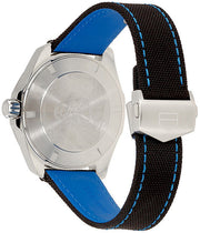  Shop Authentic Tag Heuer Aquaracer Calibre 5 Automatic Black Dial Black Nylon Strap Watch for Men - WAY201C.FC6395 - Luxxuri