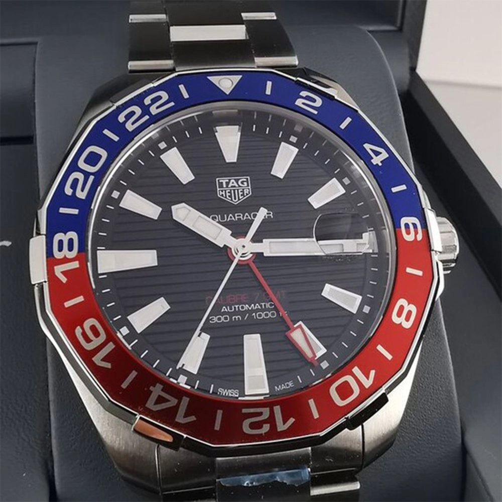  Shop Authentic Tag Heuer Aquaracer Pepsi Black Dial Watch for Men - WAY201F.BA0927 - Luxxuri