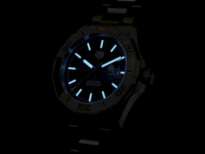  Shop Authentic Tag Heuer Aquaracer Bamford Automatic Black Dial Grey Steel Strap Watch for Men - WAY208F.BF0638 - Luxxuri
