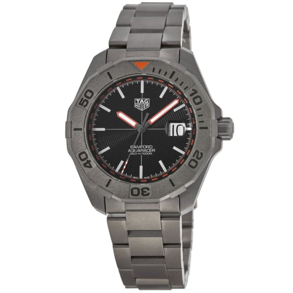  Shop Authentic Tag Heuer Aquaracer Bamford Automatic Black Dial Grey Steel Strap Watch for Men - WAY208F.BF0638 - Luxxuri