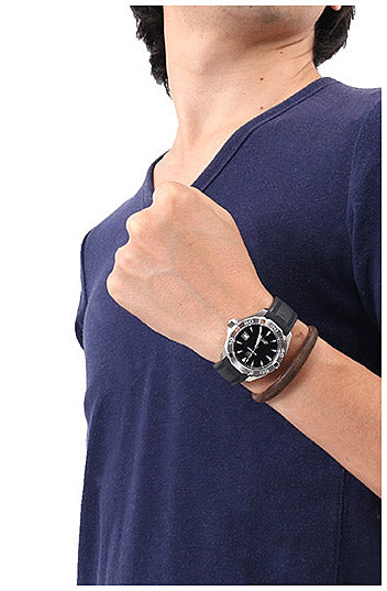  Shop Authentic Tag Heuer Aquaracer Automatic Caliber 5 Black Dial Black Rubber Strap Watch for Men - WAY2110.FT8021 - Luxxuri