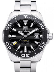  Shop Authentic Tag Heuer Aquaracer Automatic Black Dial Silver Steel Strap Watch for Men - WAY211A.BA0928 - Luxxuri
