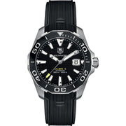  Shop Authentic Tag Heuer Aquaracer Calibre 5 Automatic Black Dial Black Rubber Strap Watch for Men -  WAY211A.FT6151 - Luxxuri