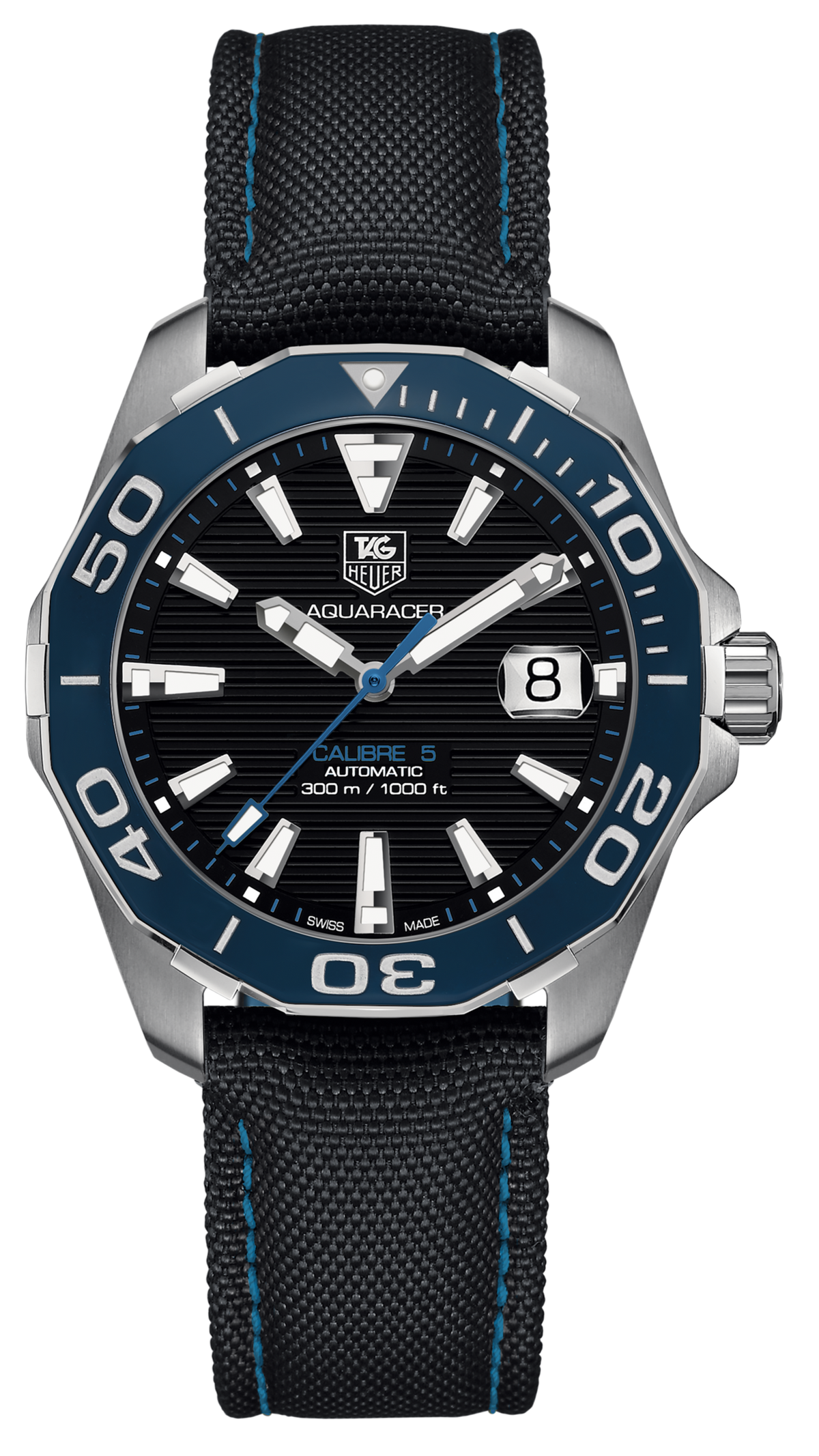  Shop Authentic Tag Heuer Aquaracer Blue Dial Watch for Men - WAY211B.FC6363 - Luxxuri