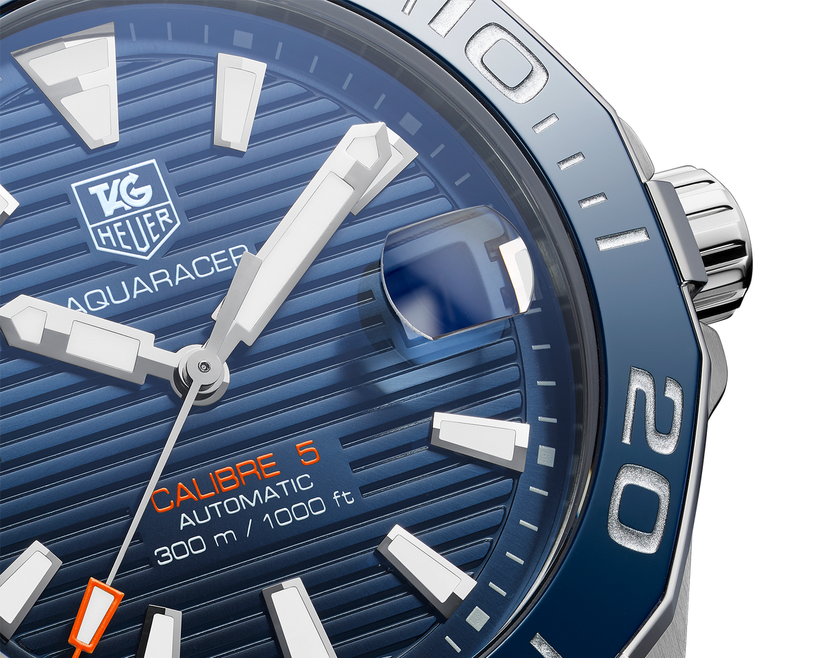  Shop Authentic Tag Heuer Aquaracer Blue Dial Watch for Men - WAY211C.BA0928 - Luxxuri