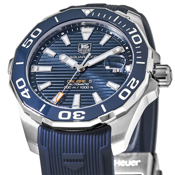  Shop Authentic Tag Heuer Aquaracer Blue Dial Watch for Men -  WAY211C.FT6155 - Luxxuri