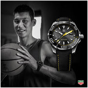  Shop Authentic Tag Heuer Aquaracer Jeremy Lin Special Edition Grey Dial Black Nylon Strap Watch for Men - WAY211F.FC6362 - Luxxuri