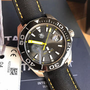 Shop Authentic Tag Heuer Aquaracer Jeremy Lin Special Edition Grey Dial Black Nylon Strap Watch for Men - WAY211F.FC6362 - Luxxuri