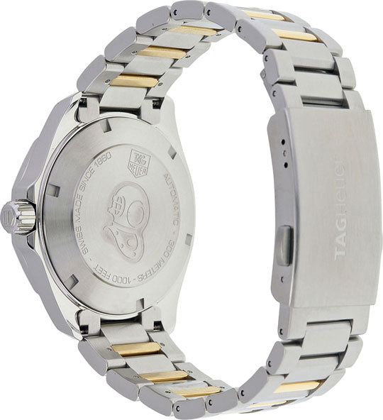  Shop Authentic Tag Heuer Aquaracer Automatic White Dial Two Tone Steel Strap Watch for Men - WAY2151.BD0912 - Luxxuri