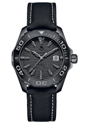  Shop Authentic Tag Heuer Aquaracer 300 Swiss Limited Edition Black Dial Black Nylon Strap Watch for Men - WAY218B.FC6364 - Luxxuri
